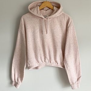 H&M Women's Light Pink Long Sleeve Hoodie